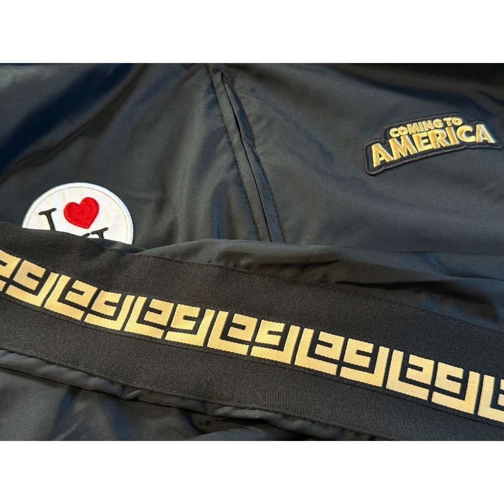 Nike Giannis Coming To America Men's XL Black Gold Track Jacket Zoom Freak - Picture 4 of 7